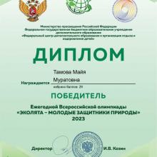 Всероссийская Олимпиада "Эколята-2023"